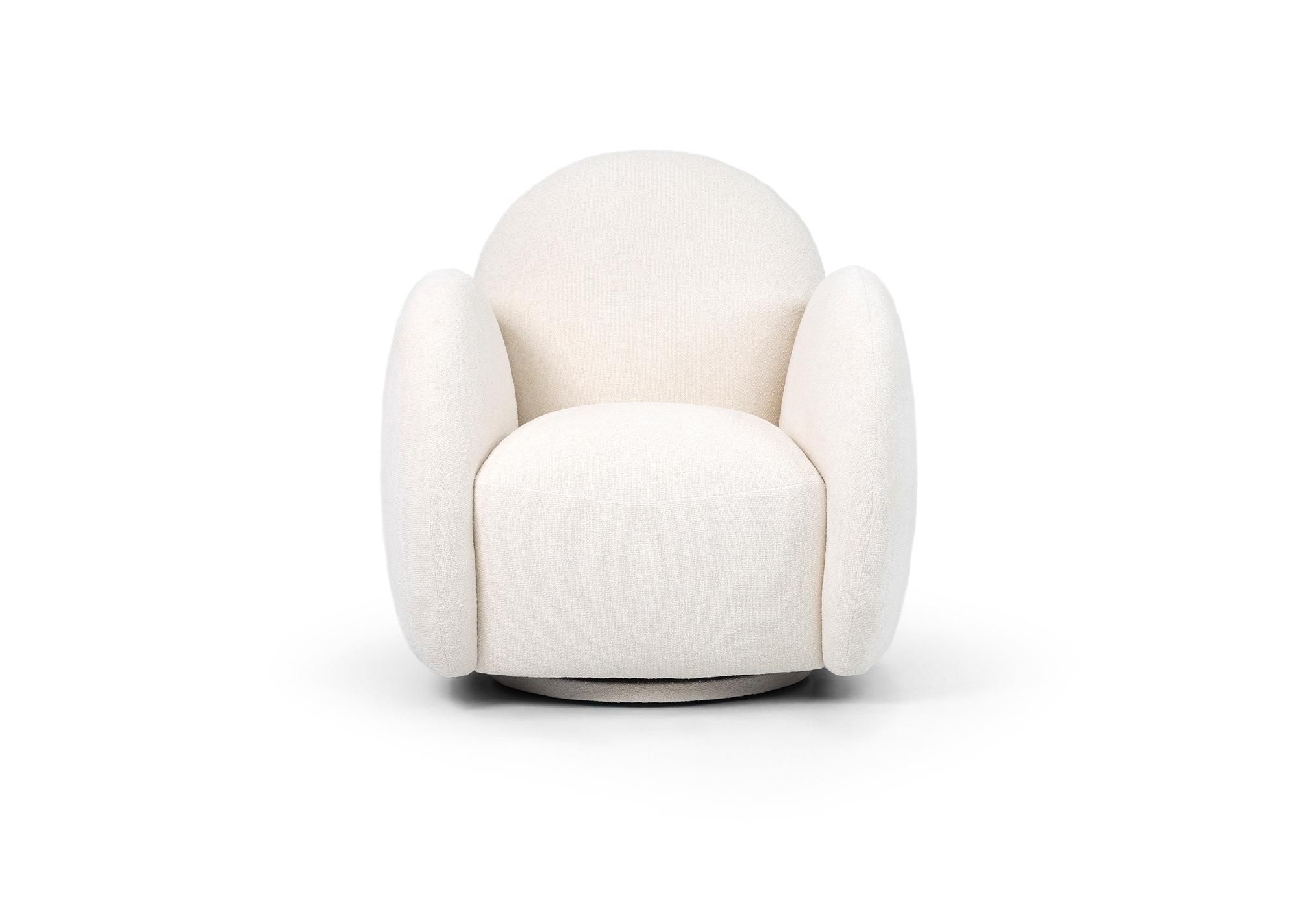 Chloe Swivel Glider Club Chair